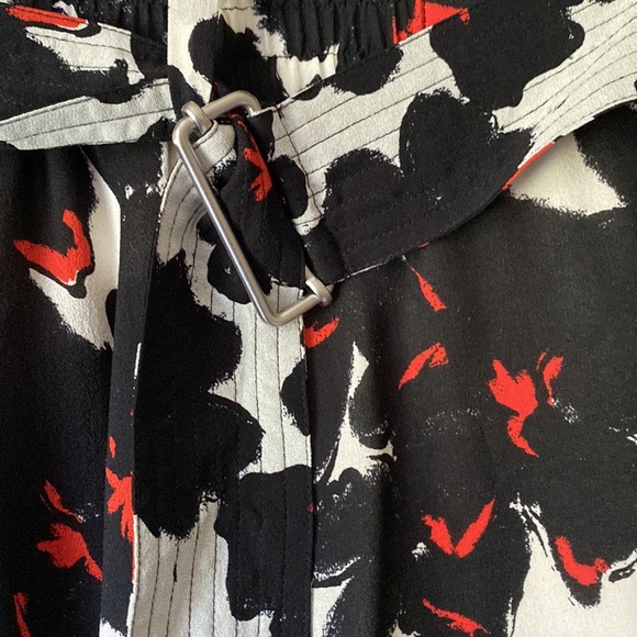 A.L.C Floral Print Skirt with Belt - Picture 3 of 4